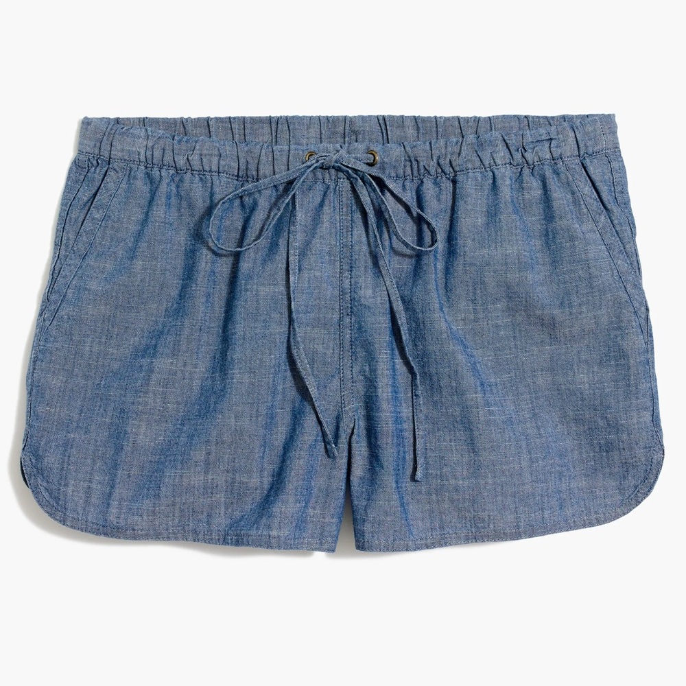 J. Crew chambray drawstring shorts